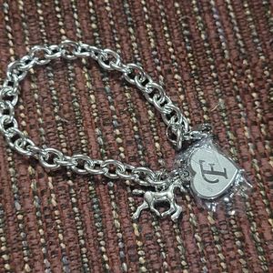Horse and F Bracelet